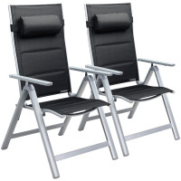 Hochlehner Bern Premium 2er Set | Alu Silber | Gepolstert